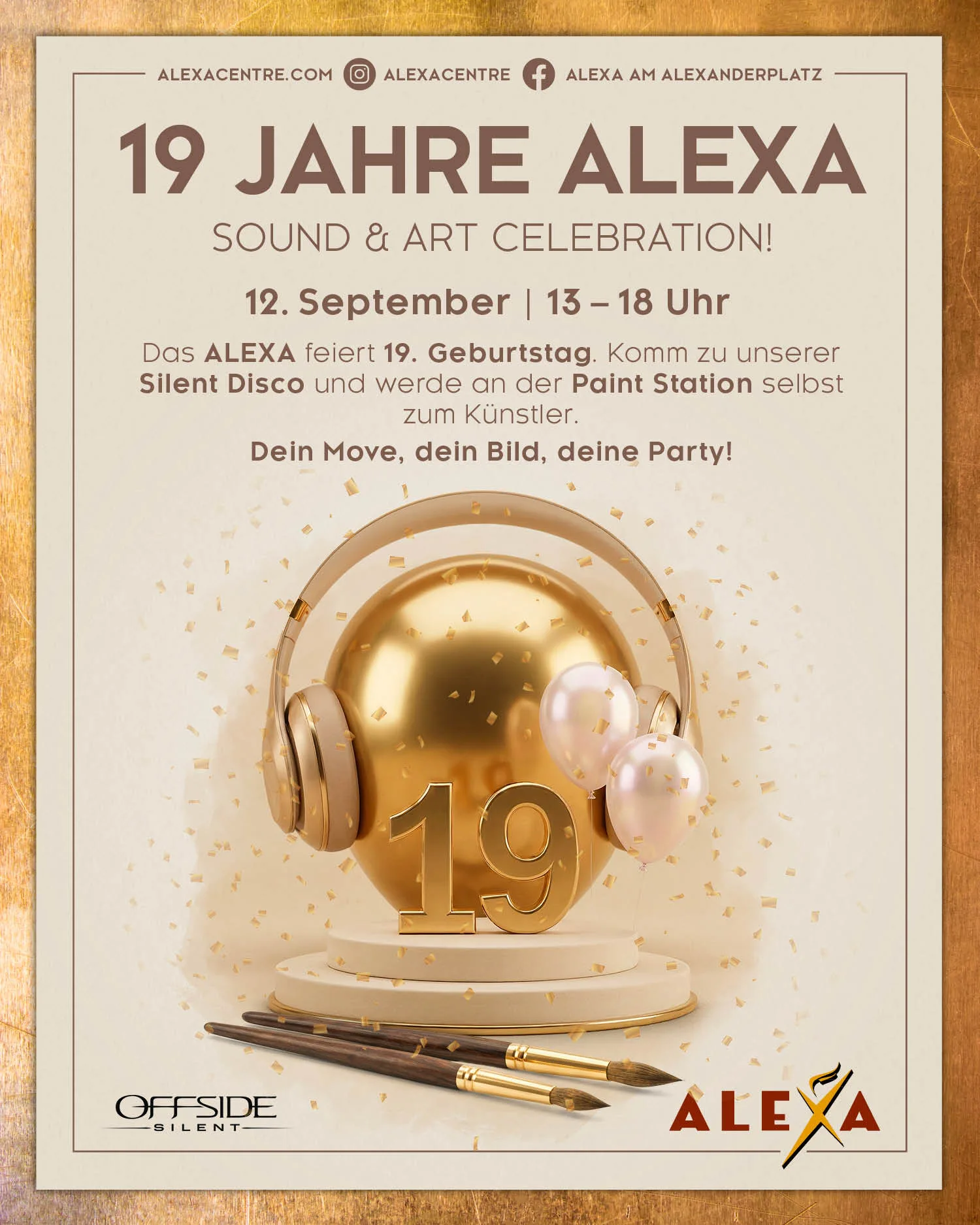 19 Jahre ALEXA: Sound & Art Celebration
